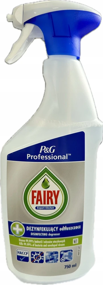 Riebalų valiklis ir dezinfekantas FAIRY Professional, 750ml