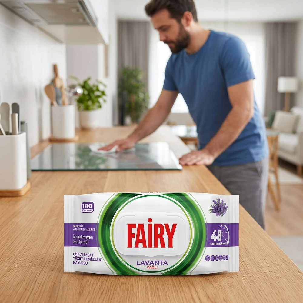 FAIRY servetėlės - levanda 100vnt