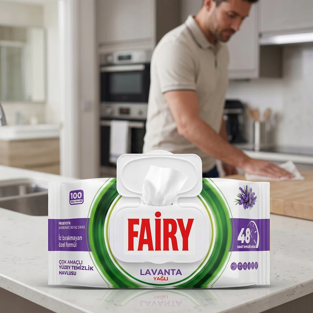 FAIRY servetėlės - levanda 100vnt