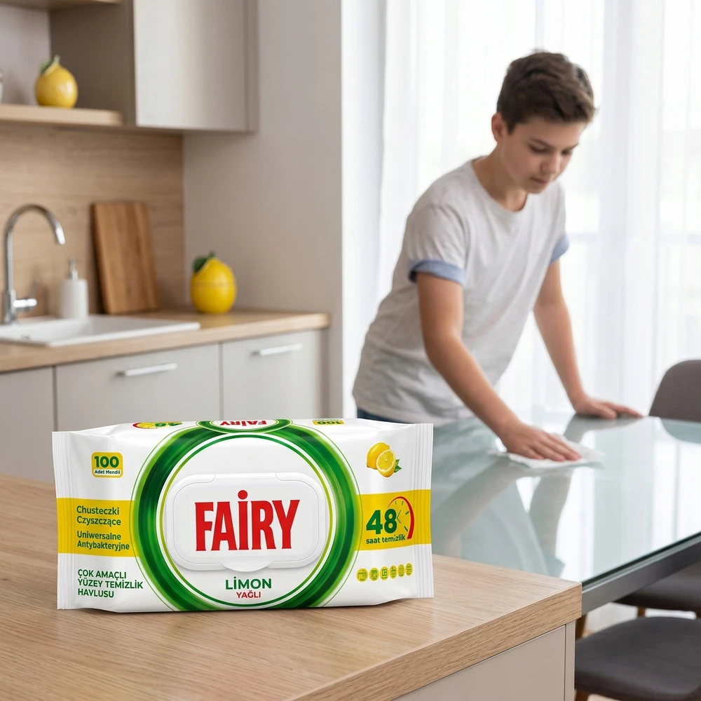 FAIRY servetėlės - citrina 100vnt