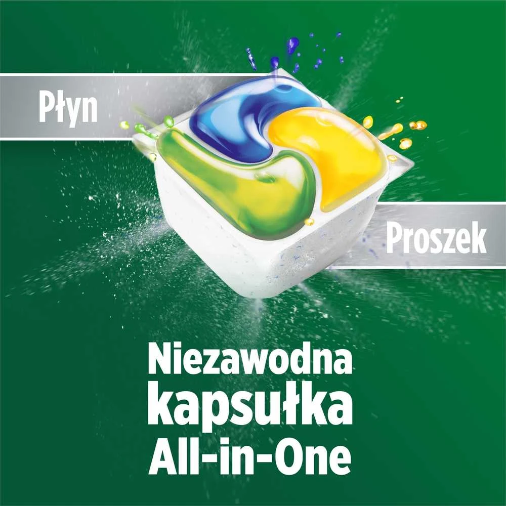 Indaplovių tabletės Fairy Platinum All In One Lemon, 51 vnt.