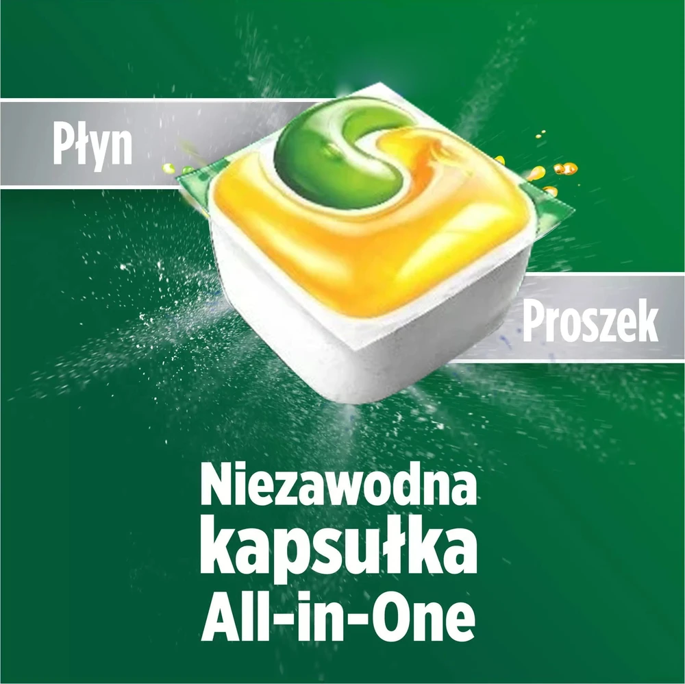 Indaplovių tabletės Fairy Platinum All In One Lemon, 100 vnt., citrinų kvapo