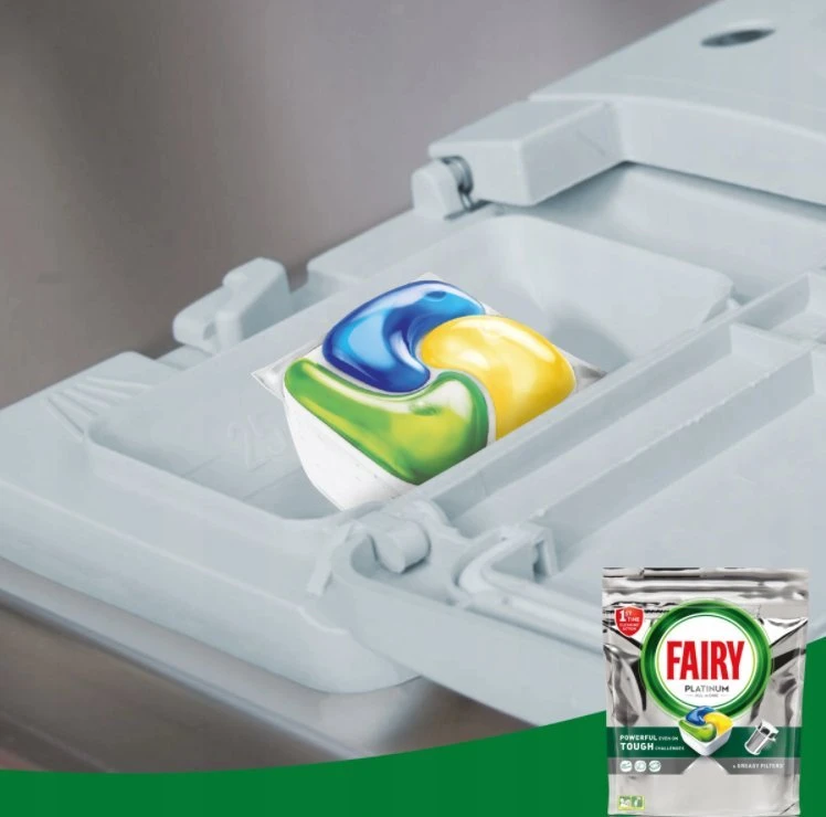 Indaplovių tabletės Fairy Platinum, 81 vnt.