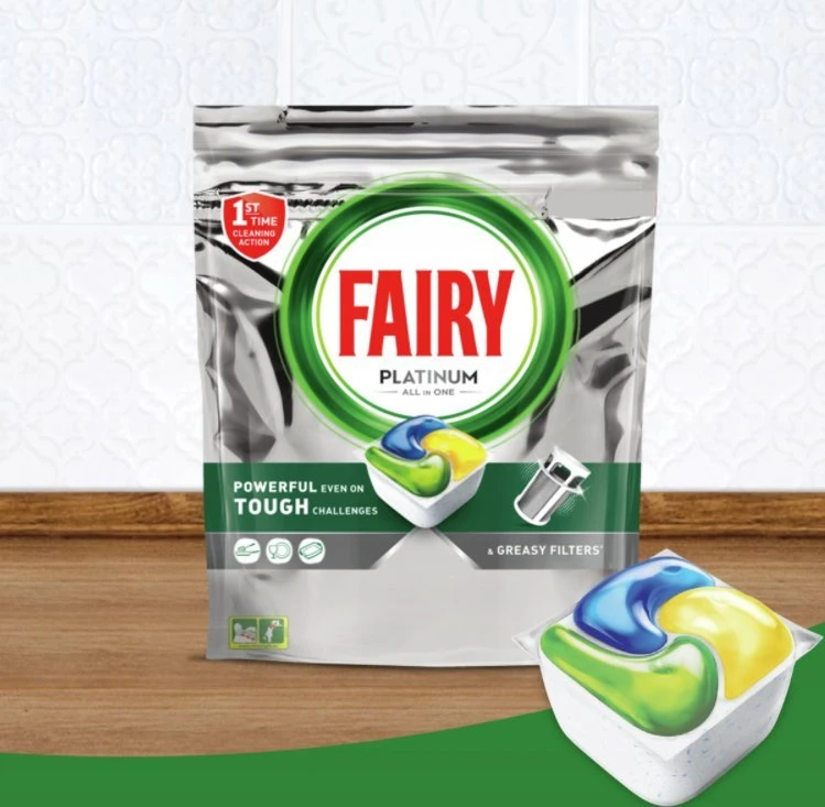 Indaplovių tabletės Fairy Platinum, 81 vnt.
