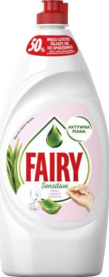 Indų ploviklis Fairy Aloe ir rožinė. 0,9 l