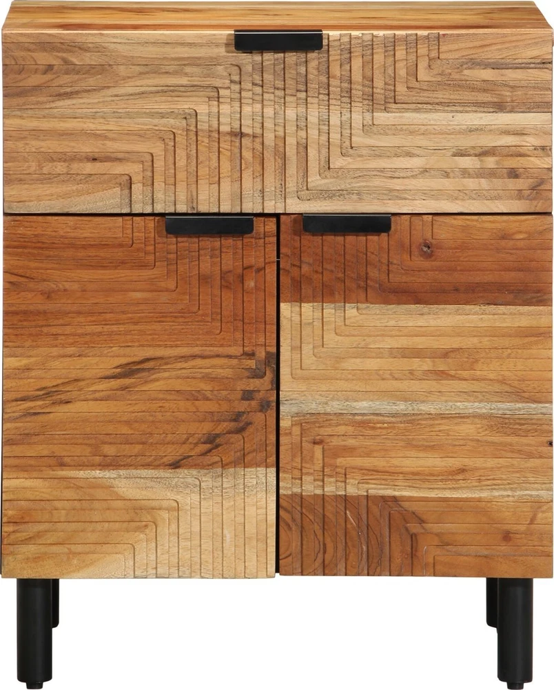 Lovos spintelė Ruda 50 x 33 x 60 cm Kietos akacijos mediena