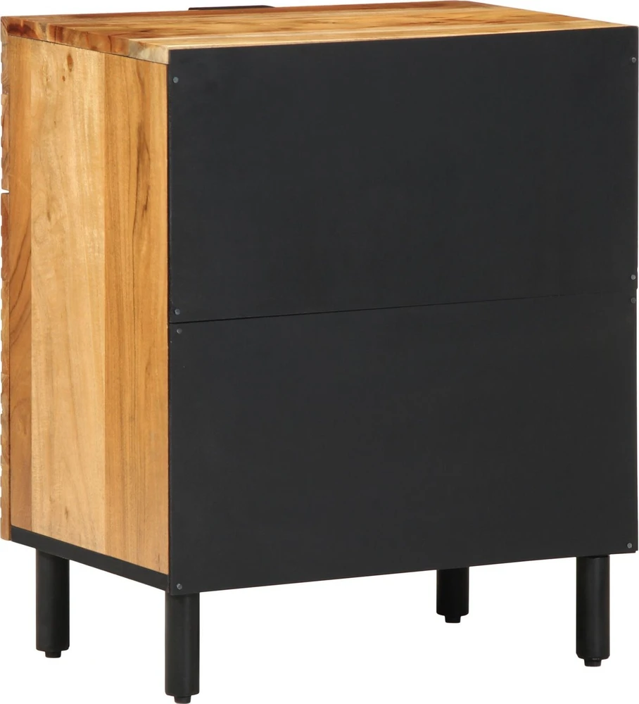 Lovos spintelė Ruda 50 x 33 x 60 cm Kietos akacijos mediena