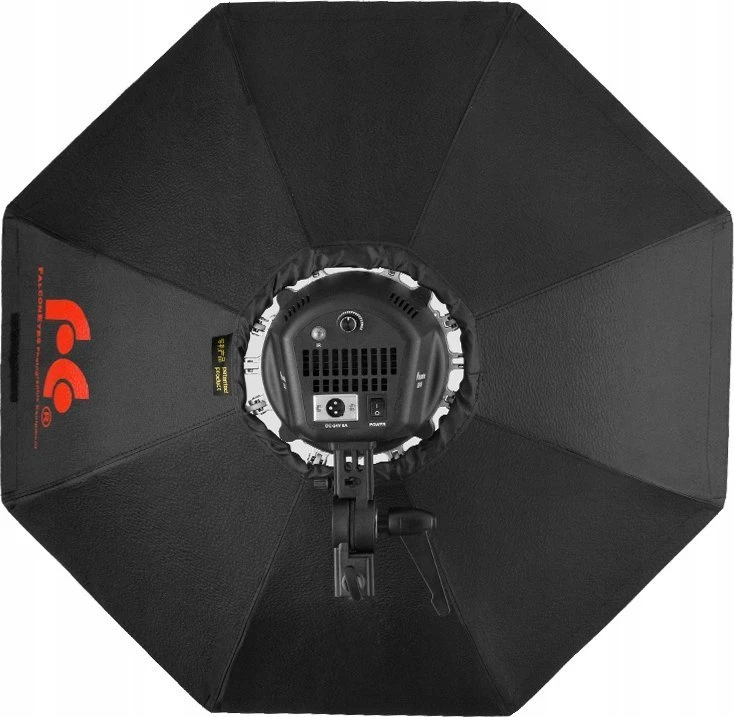 Falcon Eye studijos lemputė FalconEyes LESB-150 LED lemputė su Octa 70cm minkštu dėžute