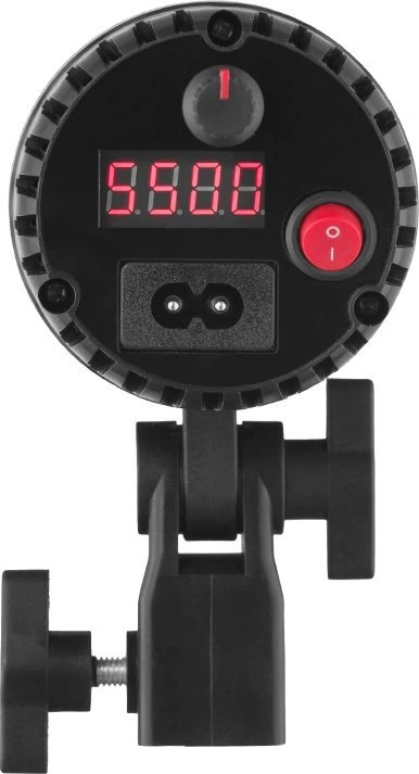 Falcon Eye Studio Lamp Freepower YM-80 Reg LED lempa. galia ir temperatūra