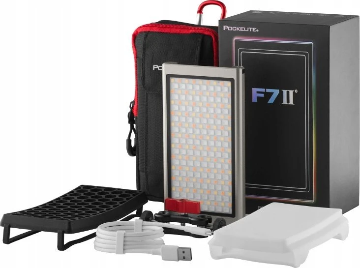 Falcon Eye Studio Light LED lempa FalconEyes F7 II 2500-9000K, RGB