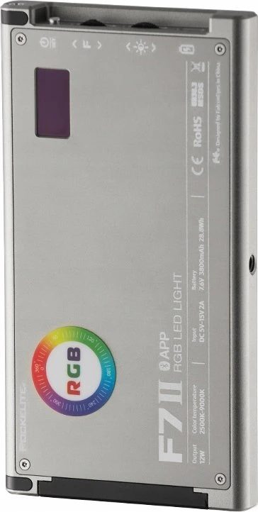 Falcon Eye Studio Light LED lempa FalconEyes F7 II 2500-9000K, RGB