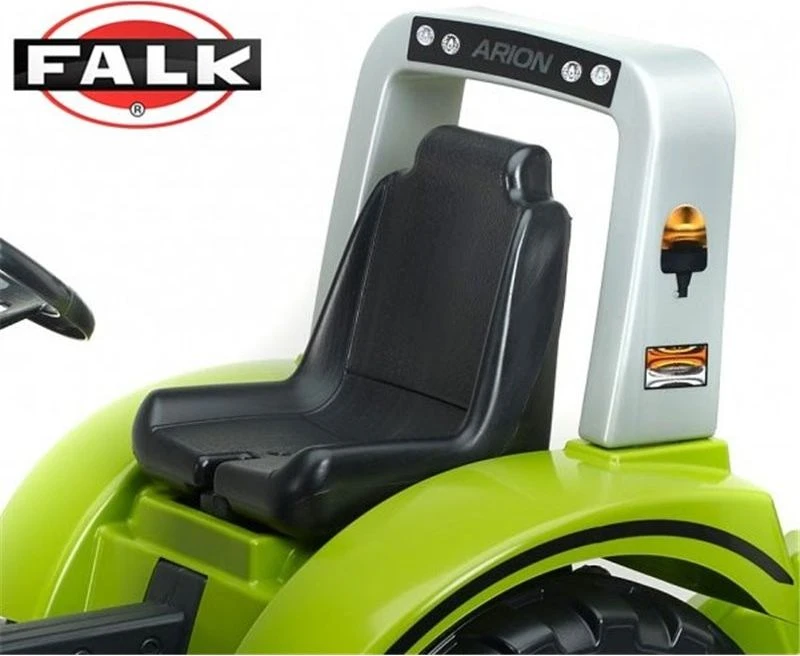 Vaikiškas pedalinis traktorius Falk Claas 1040AB, su priekaba, žalias