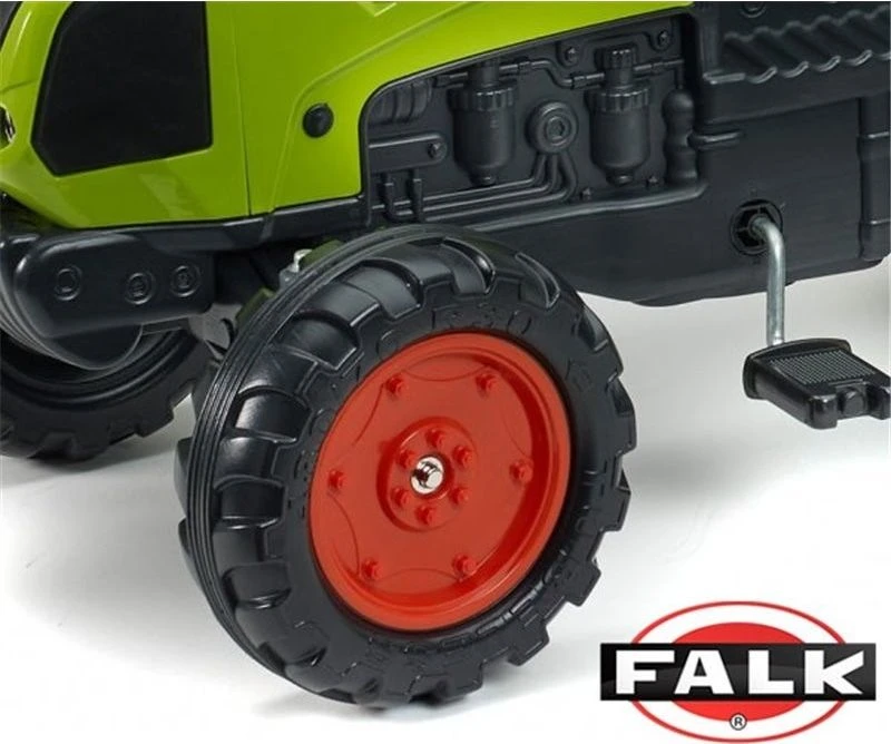 Vaikiškas pedalinis traktorius Falk Claas 1040AB, su priekaba, žalias