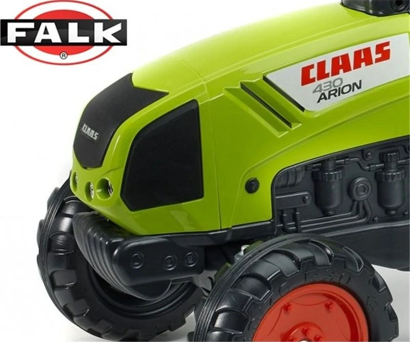 Vaikiškas pedalinis traktorius Falk Claas 1040AB, su priekaba, žalias
