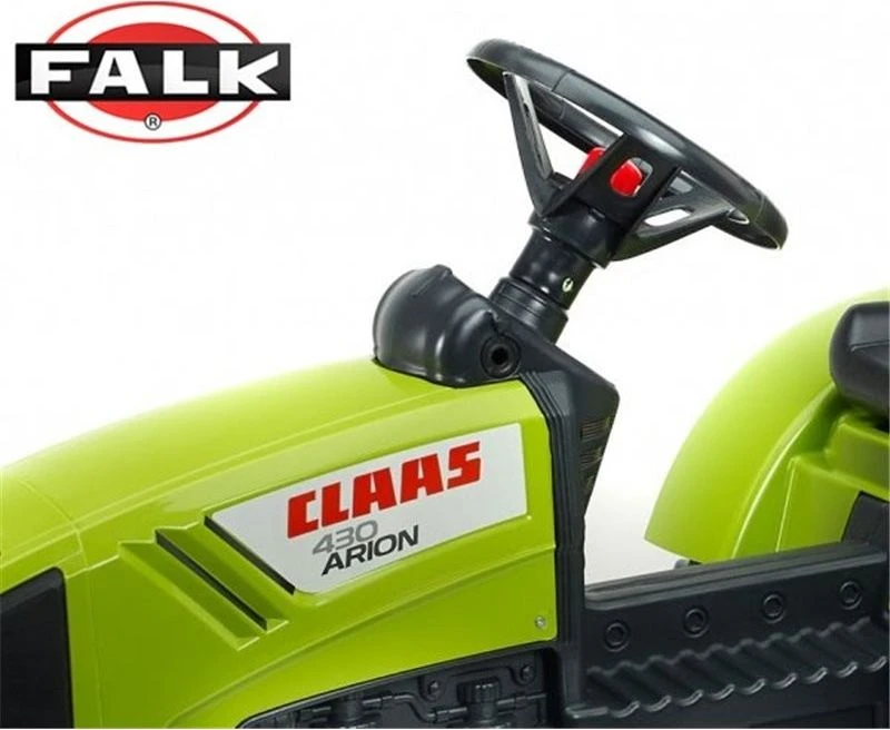 Vaikiškas pedalinis traktorius Falk Claas 1040AB, su priekaba, žalias