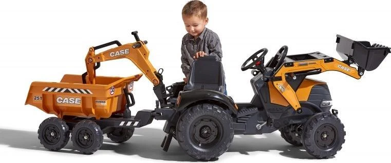 Pedalinis traktorius FALK Case IH Backhoe
