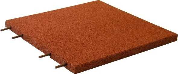 Falk guminės plytelės 50x50x3 cm raudonos NORDIC PLAY Active (810-167)