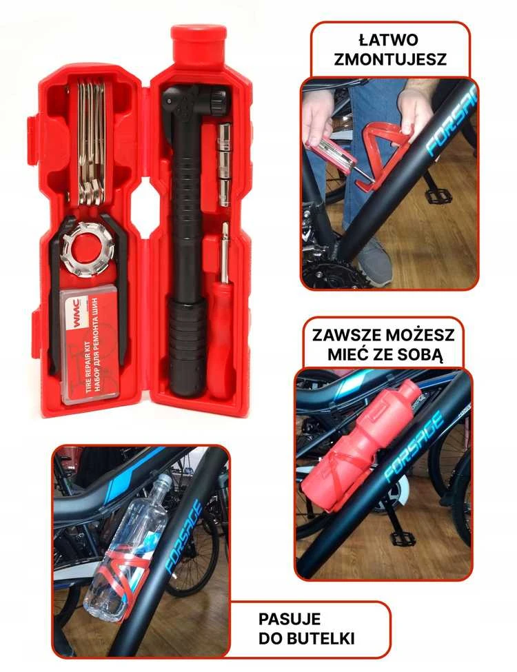 Falon-Tech Dviračio remonto rinkinys su gertuve 27 elementai