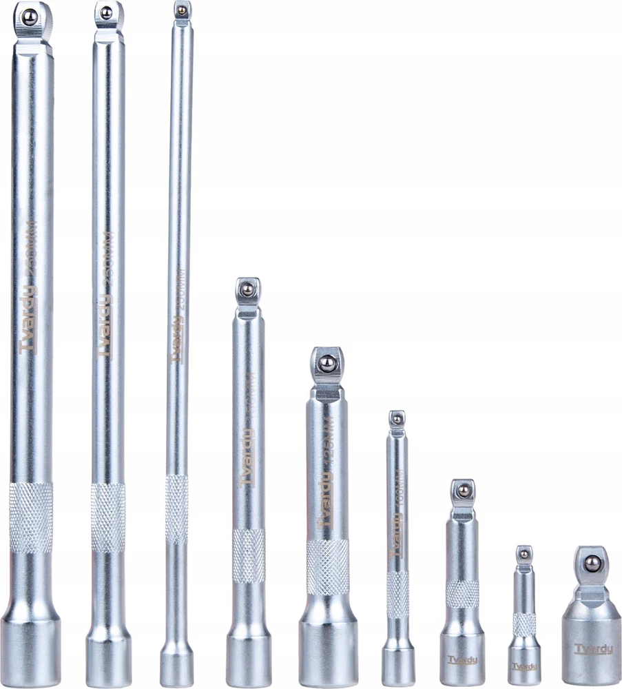Falon-Tech Lankstomų prailgintuvų rinkinys 1/4'' 3/8'' 1/2'' CrV 9 vnt. (12)