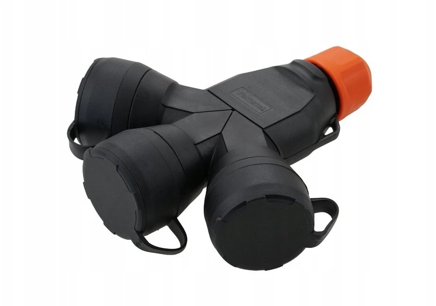 FAMATEL guminis skirstytuvas 3 lizdų trišakis 16A 3P 250V IP54 3P – guminis sandariklis 188F