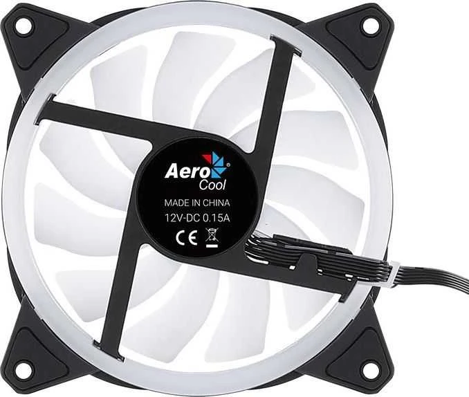 Aerocool Duo 14 Kompiuterio korpusui Ventiliatorius 14 cm Juoda