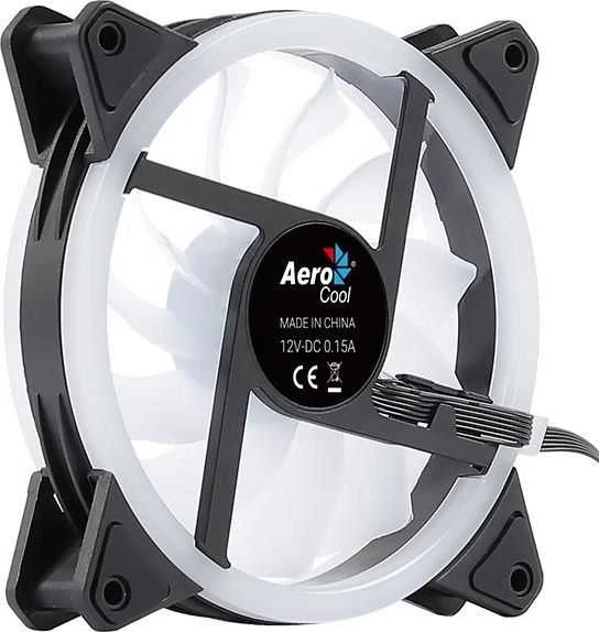 Aerocool Duo 14 Kompiuterio korpusui Ventiliatorius 14 cm Juoda