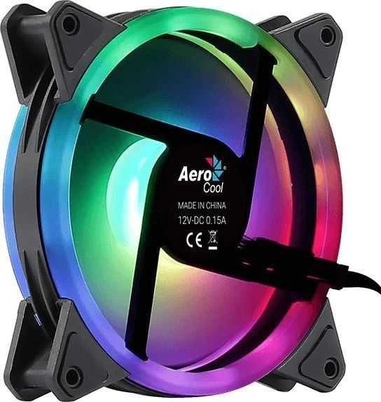 Aerocool Duo 14 Kompiuterio korpusui Ventiliatorius 14 cm Juoda