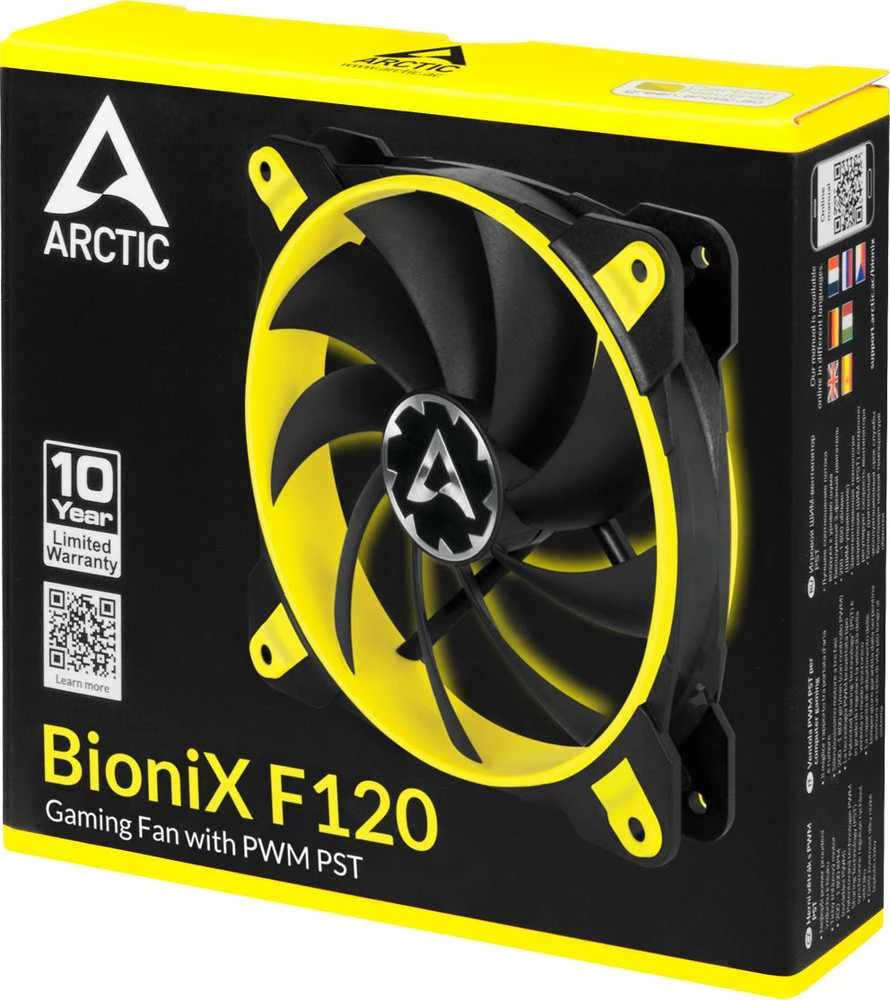 Arctic BioniX F120 ventiliatorius dėžutėje