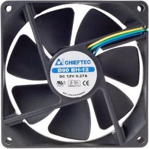 Chieftec AF-0925PWM computer cooling component Kompiuterio dėklas Juodas