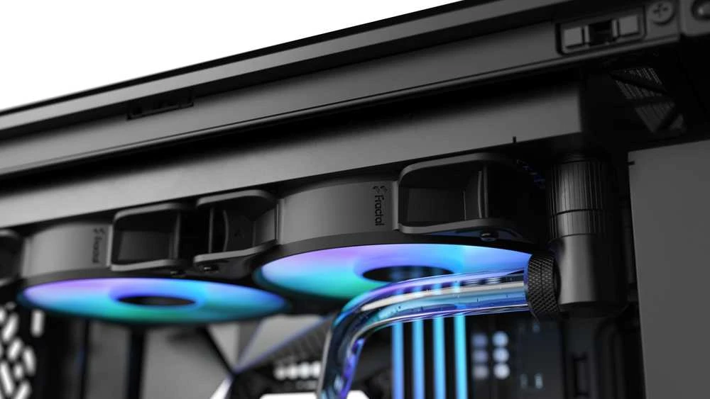 Fractal Design Fraktalų dizainas | 12 aspektas RGB PWM | Juodas | Korpuso ventiliatorius