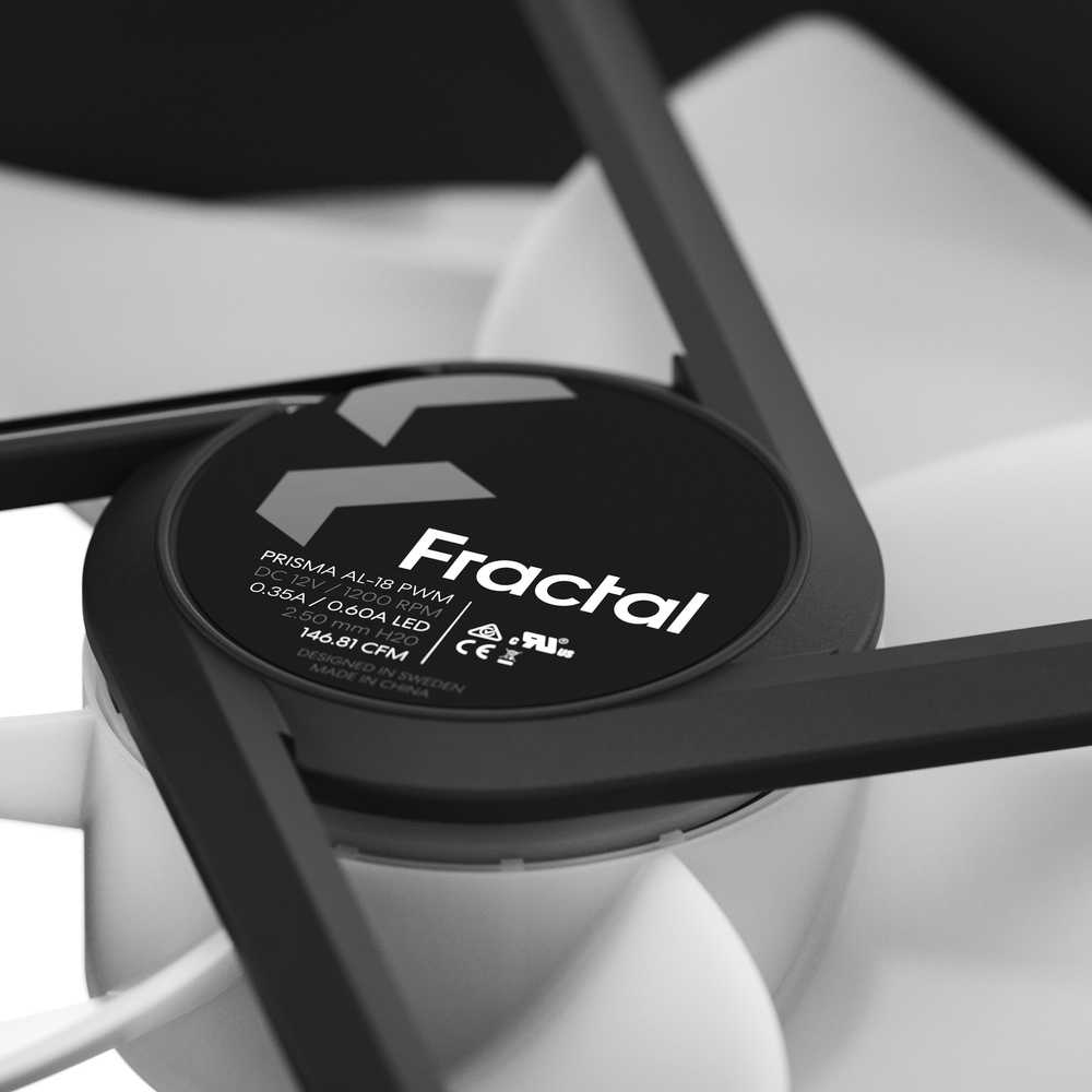 Fractal Design Fraktalų dizainas | Prisma AL-18 ARGB PWM | Korpuso ventiliatorius
