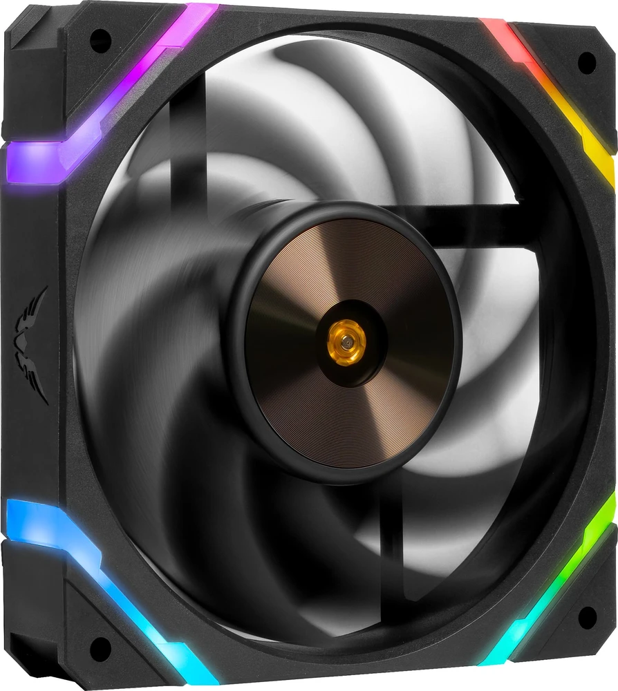 Aušintuvo Ventiliatorius - Valkyrie X12 ARGB 800-2150 RPM 80 CFM Juodas