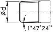Fanar NARZYNKA NPT 3/8"-18 DIN-24230 HSS 800