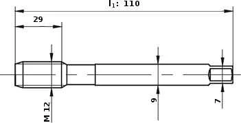 „Fanar Machine“ čiaupas M12 (D2-211101-0120)