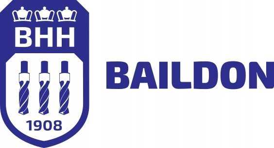 Grąžtas Baildon DIN 6527 L FWP4L 5 mm karbido galinis frezas, VHM TiAlN, Z4, 57-10 mm