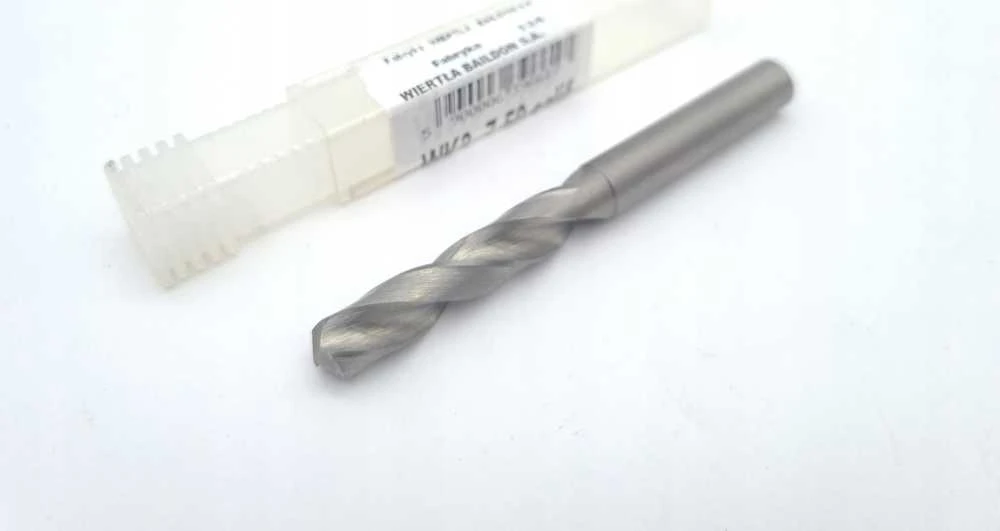 Wiertło Baildon DIN 6537 K WK3 karbido grąžtas 7,5 mm, VHM TiAlN, 79–41 mm