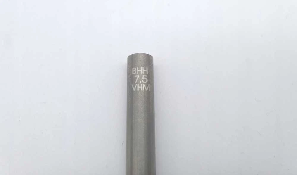 Wiertło Baildon DIN 6537 K WK3 karbido grąžtas 7,5 mm, VHM TiAlN, 79–41 mm
