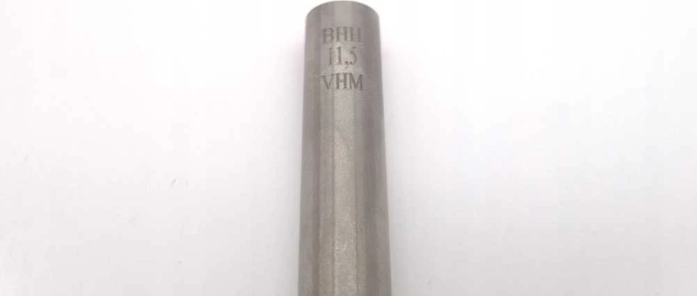 Wiertło Baildon DIN 6537 L WK5 kietmetalio grąžtas 11,5 mm, VHM TiAlN, 118–71 mm