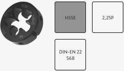 Barkan Fanar Narzynka M18 DIN-22568 (6g) HSSE INOX - (N2-188001-0180)
