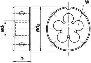 Carruzzo NARZYNKA M24x2 DIN-22568 (6g) HSS 800