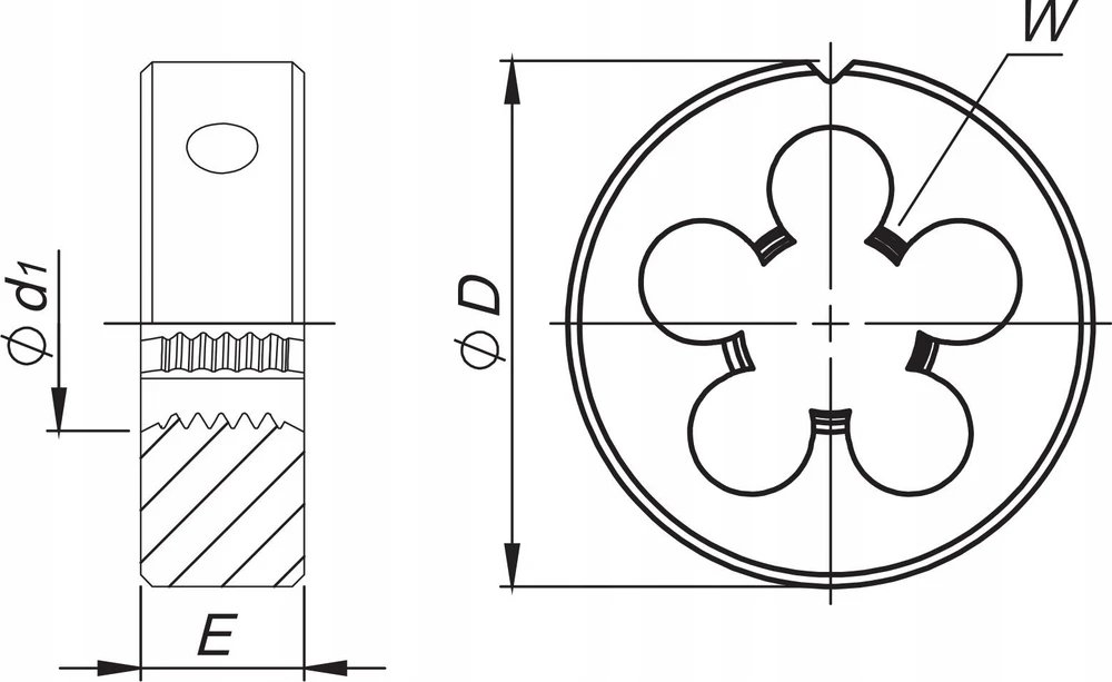 Fanar NARZYNKA UNF 9/16-18 DIN-22568 (2A) HSS 800