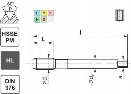 Fanar SIELAS M10 DIN-376B (6H) HSSE-PM HL MASTERTAP