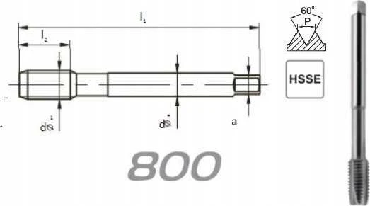 Fanar SIELAS M18x1 DIN-374B (6H) HSSE 800