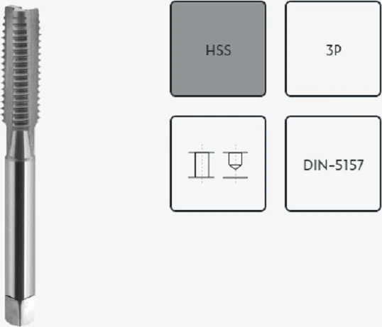 Fanar SIŪLAS G 1/8" NGRM DIN-5157D HSS