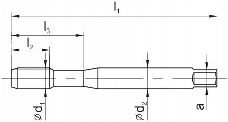 Fanar Sriegiklis M 1,6 DIN-371B (6H) HSSE-PM HL MASTERTAP