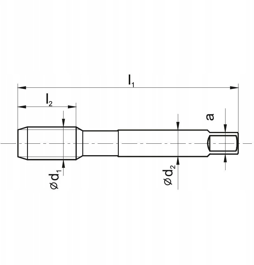 Fanar TAP M 2 NGMM / 3-P DIN-352 (6HX) HSSE TIN INOX