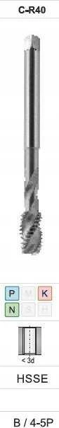 „Fanar THREAD G 1“ „DIN-5156C R40 HSSE 800 – D2-511101-3139