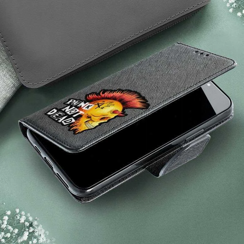 Oem FANCY Book dėklas skirtas Samsung Galaxy A10 juodos spalvos
