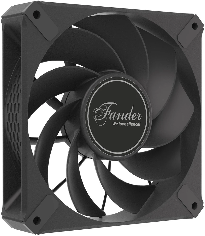 Fander Roxo P12 reversinis ventiliatorius, juodas