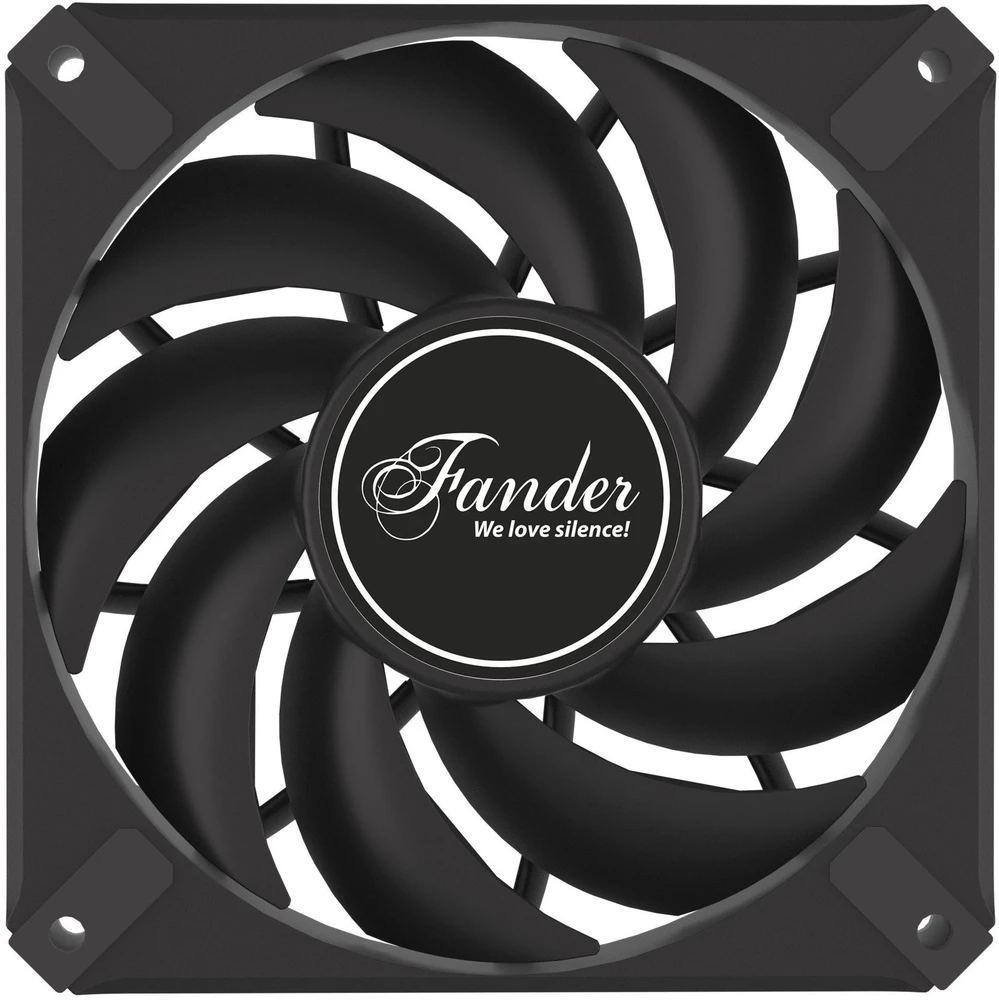 Fander Roxo P12 PWM juodas korpuso ventiliatorius